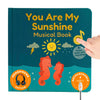 Cali's Books You Are My Sunshine Music Book Toddlers 1-3 Years Old - Nursery Rhymes Musical Book, Headphone Jack, Interactive Baby Sound Book, Singing