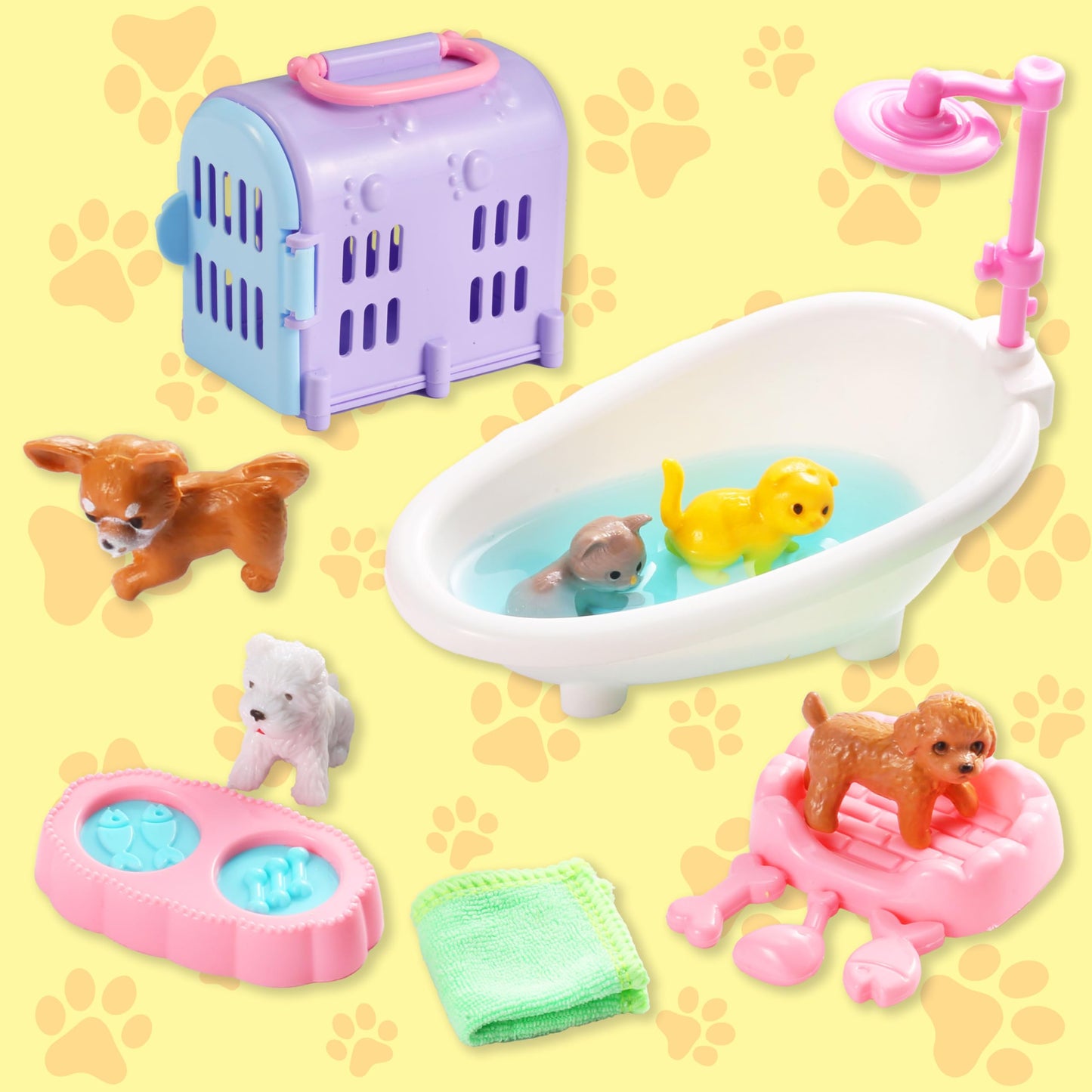 Carolart Pet Sensory Bin, Dog & Cat Sand Box Play Sand Kit, Sensory Toys