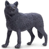 Safari Ltd. Black Wolf Figurine - Realistic 5.3" Figure - Educational Toy for Boys, Girls, and Kids Ages 1+