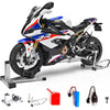 HTLNUZD 1/6 S1000RR Alloy Motorcycle Model with Light & Sound Effects, Ignition & Smoke Spray Simulation Desk Decor Adult Enthusiasts Gift