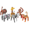 Fun Express Inflatable Animals Safari Jungle Party Decorations 12 Pack