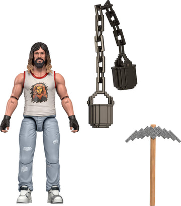 Mattel Minecraft Action Figure & Accessories Set, Garrett Posable Character Collectible Inspired by a Minecraft Movie, 3.25-inch Scale