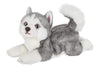 Bearington Explore 13-Inch Baby Dog Plush, Huggable Stuffed Animal Puppy, Adorable and Cuddly Husky Manouk Dog Plush Toy for Nursery Decor, Kids