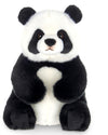 Bearington Tux Panda Stuffed Animal - 11" Soft Plush Panda Bear Toy with Floppy Body and Weighted Bean Bags - Cuddly Bear Plush and Adorable Stuffed