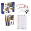 Regal Games Pinochle Playing Cards 2 Pack - Adult Card Game Set with Score Sheets & 2 Deck of Pinochle Cards - Family Fun Game Night - Ideal for 2-4
