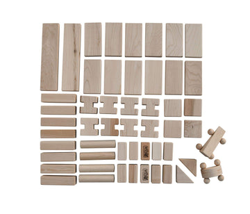 Beka 06050 Little Builder 50 piece set Hard Maple Unit Blocks Hard Maple Unit Blocks