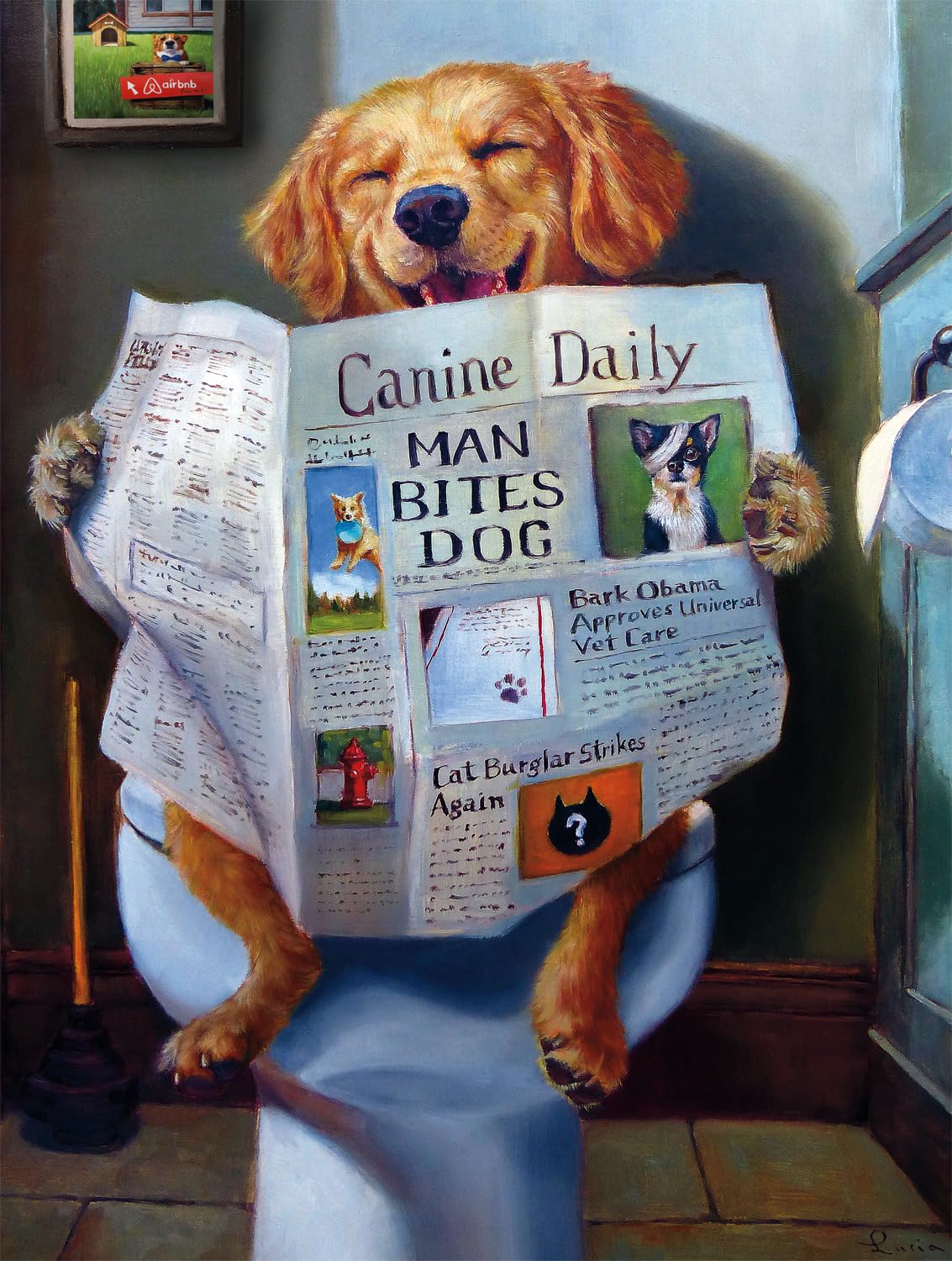 Buffalo Games - Dog Gone Funny - 750 Piece Jigsaw Puzzle for Adults