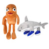 SEIUGDEF 2-Pack Italian Brainrot Plush Toys, Tralalero Tralala and Tung Tung Sahur Stuffed Figures, Big Soft Meme Stuffed Animals Toys for Desk Decor