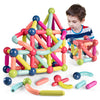 Jofarstep Magnetic Balls and Rods Set, Magnet Building Set, Magnetic Balls and Sticks - Featuring Safe, Extra-Strong, Montessori Toys STEM Stacking