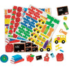 Foam Adhesive School Shapes - Bulk Set of 500 Pieces - Back to School and Teacher Classroom Supplies