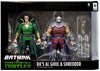 DC Collectibles Batman Vs Teenage Mutant Ninja Turtles - Ra's Al Ghul & Shredder Figure 2 Pack Exclusive