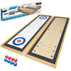 GoSports Shuffleboard and Curling 2 in 1 Tabletop Board Game