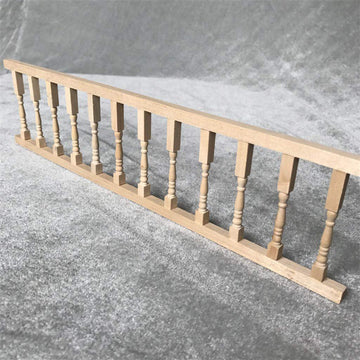 SXFSE Dollhouse Decoration Accessories, Miniature Fence Handrail 1:12 Mini Dollhouse Fence Cute House Mini Fence