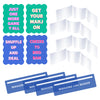 CLYAIDET 2026 Mahjong Accessories Set, 4 Pack Mahjong Shuffler Cards, Line Reader, Card Sleeve/Card Holder(Matte Anti-Glare Plastic Sleeves),