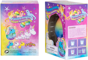 YMCtoy - Surprise Growing Hatching Unicorn Rainbow Eggs, Set of 2