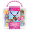 Disney Princess Necklace Activity Case - Jewelry Making Kit with Beads, Charms & Strings - Create Custom Princess Necklaces - Craft Gift for Girls