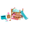 Li'l Woodzeez Bunk Bed Bedroom Set, 18-Piece Mini Furniture Playset