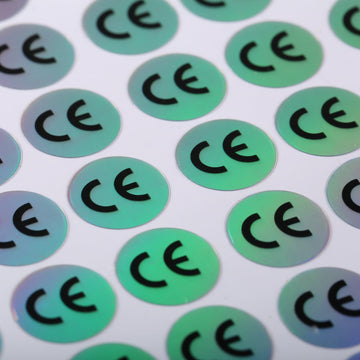 1000pcs hologram CE stickers round shape diameter 1CM/0.4" adhesive sticker