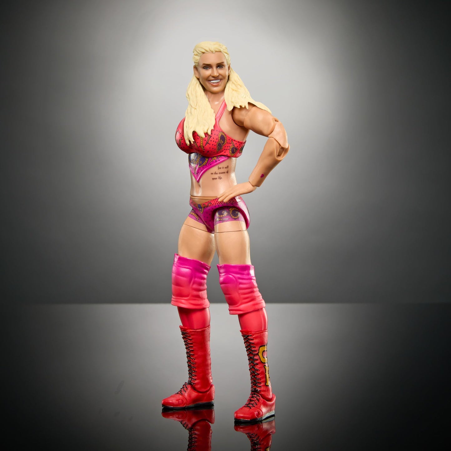Mattel WWE Ultimate Edition Action Figure & Accessories Set, Charlotte Flair 6-inch Collectible with 30 Articulation Points, Swappable Pieces