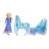 Mattel Disney Frozen Elsa Fashion Doll with Removeable Dress & Shoes, Mythical Horse-Like Nokk & Adventure Carriage, Inspired by Frozen: Winter