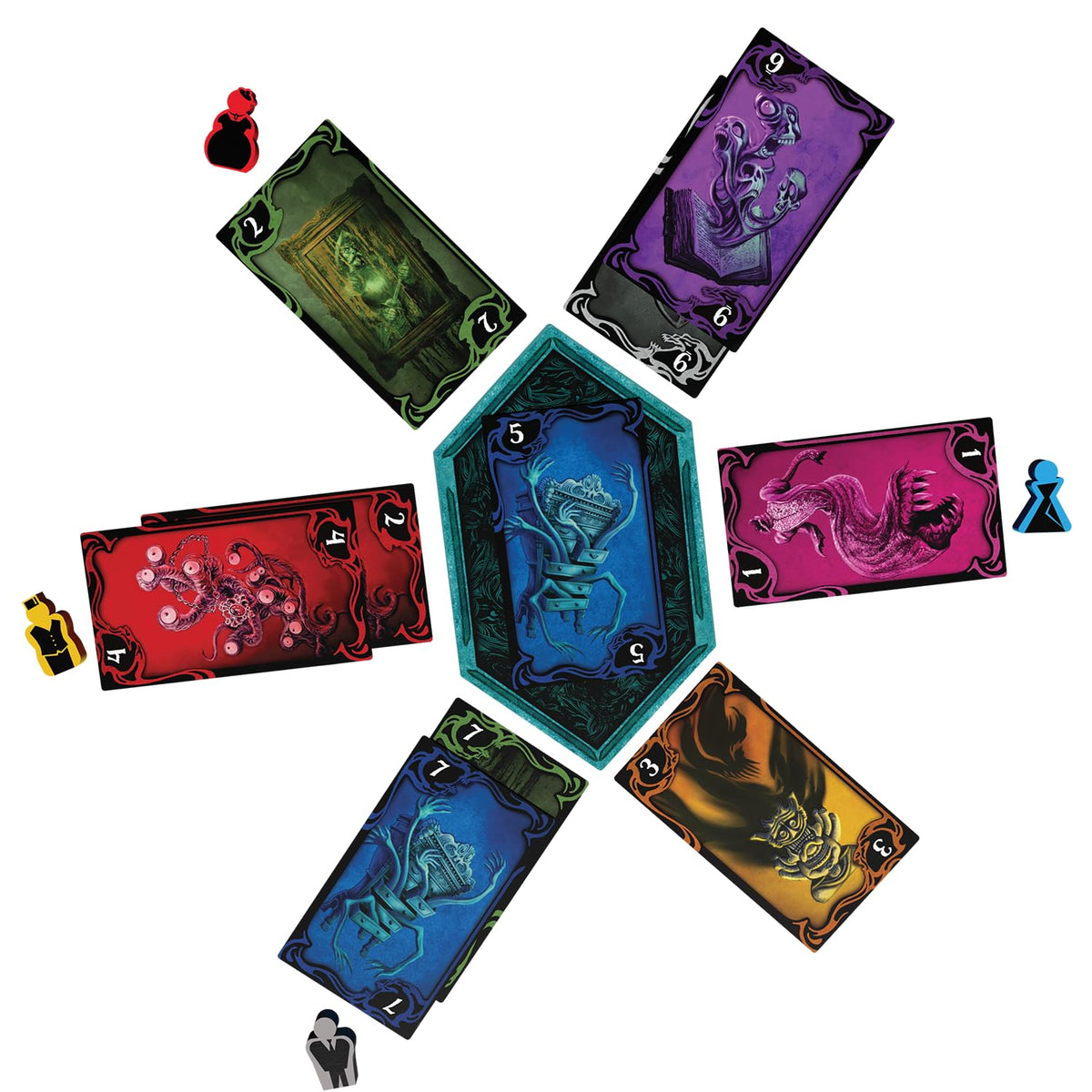 Trick or Treat Studios - Officially Licensed - Antiques Ghost Show Game | Spooky Set Collection Game | 2-4 Players | Ages 14+