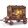 IIE CREATE DIY Miniature House Kit, 3D Wooden Puzzles for Adults, Mini House Building Kits, Halloween Christmas Home Bookshelf Decoration, Gifts