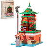 APENGBAOL Japanese Bathhouse Micro Building Blocks, 2657PCS Steampunk Architecture Building Sets, 8.1'' Japanese Architecture Set for Adults