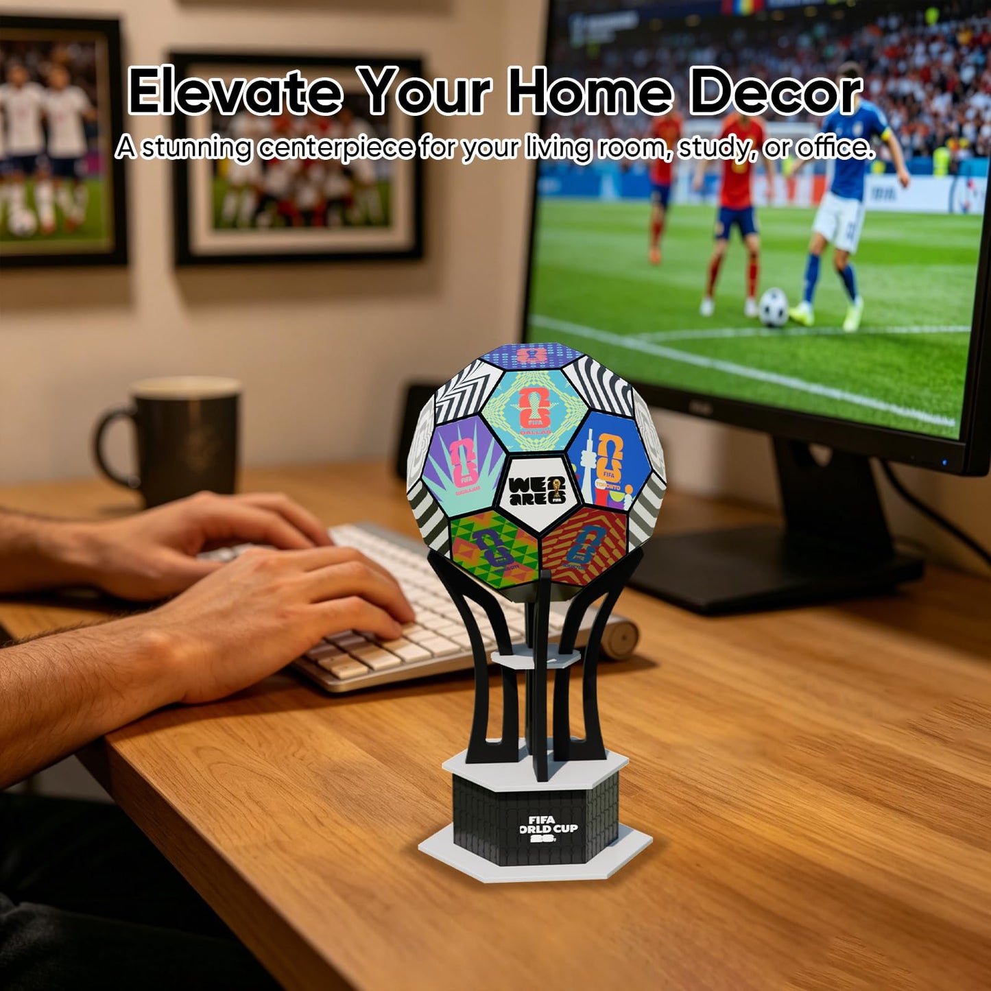 WoodLux FIFA World Cup 2026 3D Wooden Puzzle Desk Decor-Host Cities