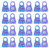 Fun Express DIY Foam Superhero Door Hanger Kit Makes 24 - Super Hero Party Favors, Craft Activity for Kids | Door Knob Sign with Self-Adhesive Foam