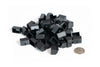 Plastic Hotels: Black Color Board Game Replacement Hotel | 50 Pieces