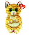 TY Beanie Bellies Mango Stripey Cat Plush Toy Collectible Teddy 15cm