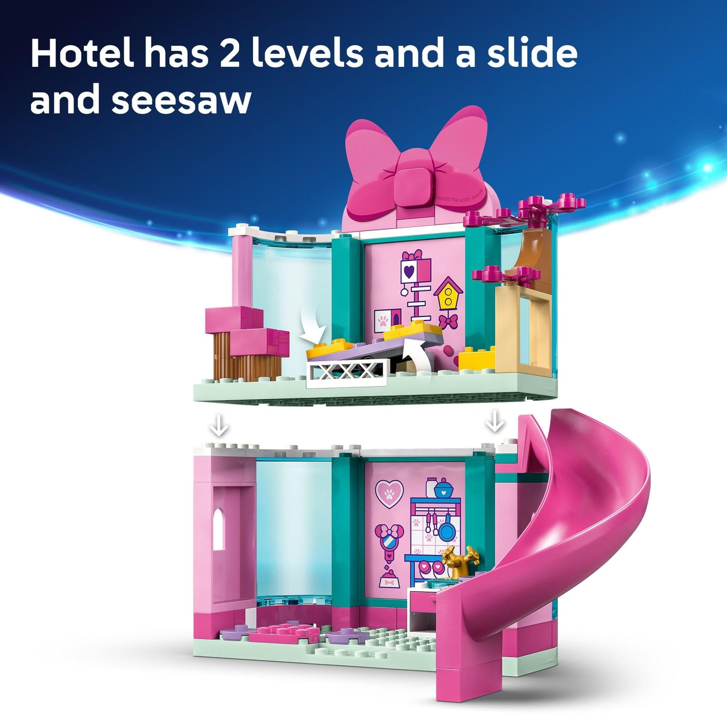 LEGO Disney Minnie’s Pet Hotel Toddler Toy - Minnie Mouse Building Set for Girls and Boys, Ages 4+ - Mickey Mouse Clubhouse Preschool Learning