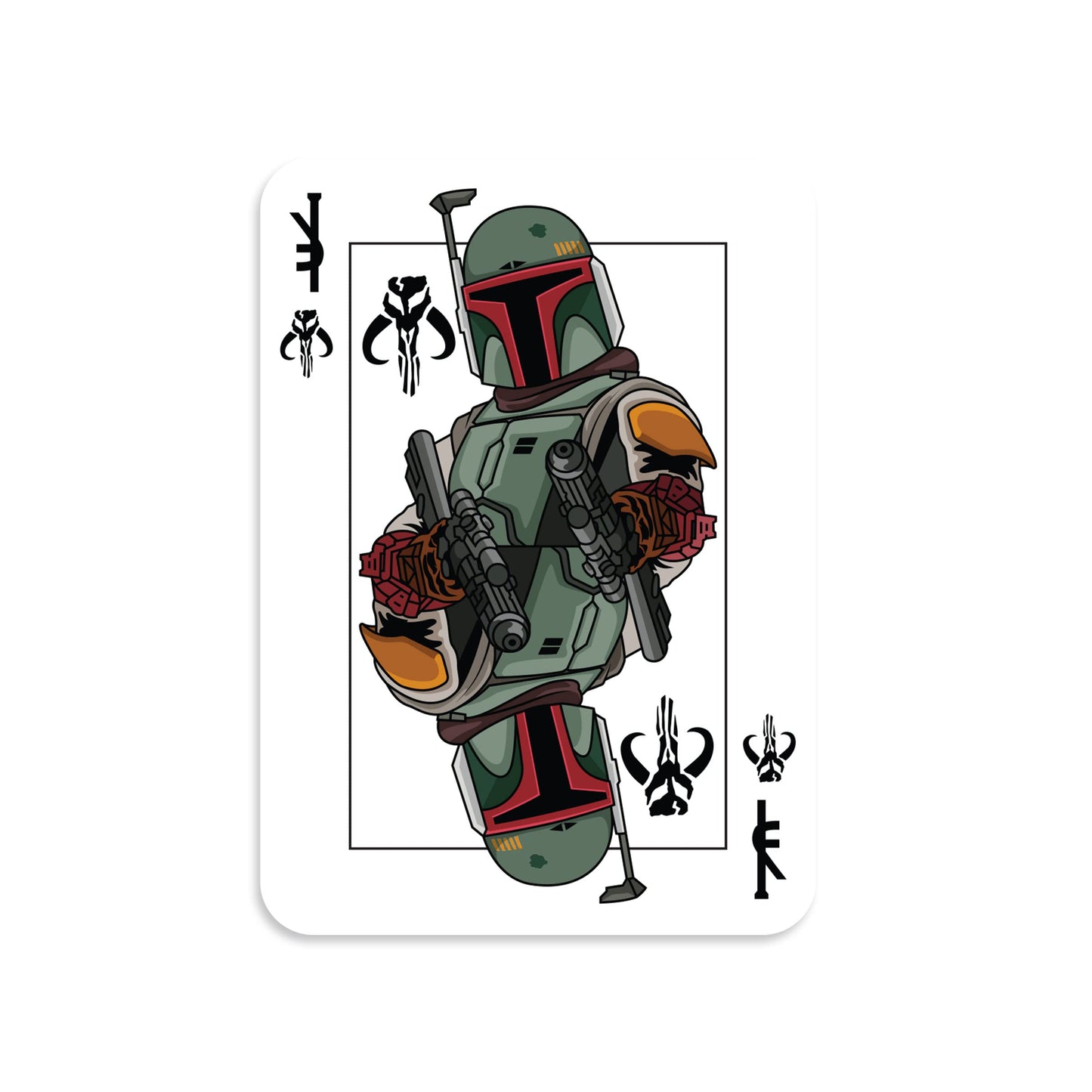 NEO Tactical Gear Bounty Hunter Playing Card Die Cut Vinyl Sticker Pack (3)