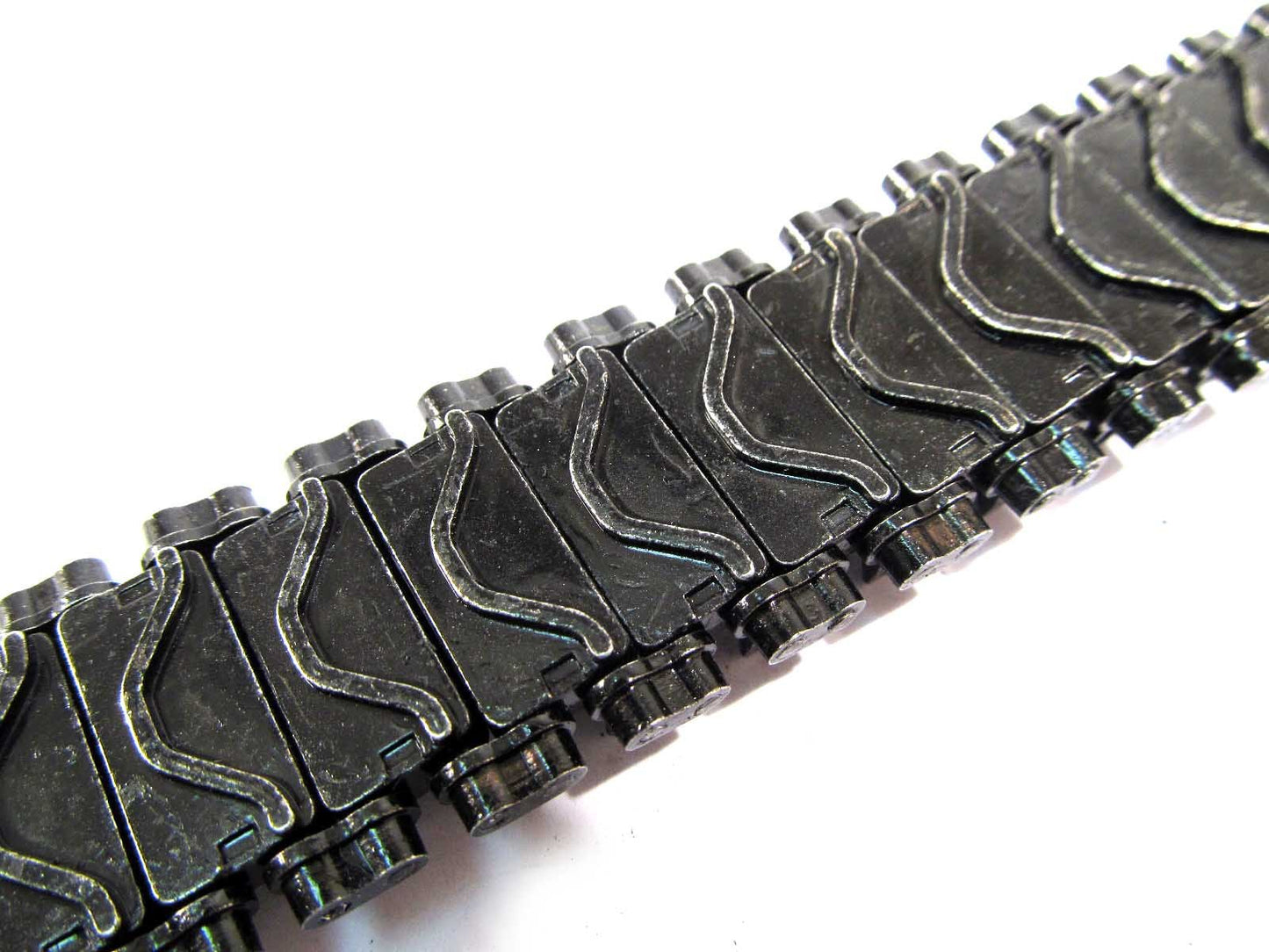 MATO Sherman Tracks 1/16 1:16 T74 Metal Tracks Idler Wheels Driving Wheels with Bearings/Sprockets for Heng Long 3898-1Tank