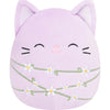 Squishmallows Original 8in Mak the Lavender Cat Wrapped in Flower Stems - Official Jazwares Plush (Little)