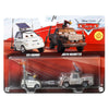 Cars de Disney y Pixar Diecast Vehículo de Juguete Paquete de 2 de Camión RW & Auto EV