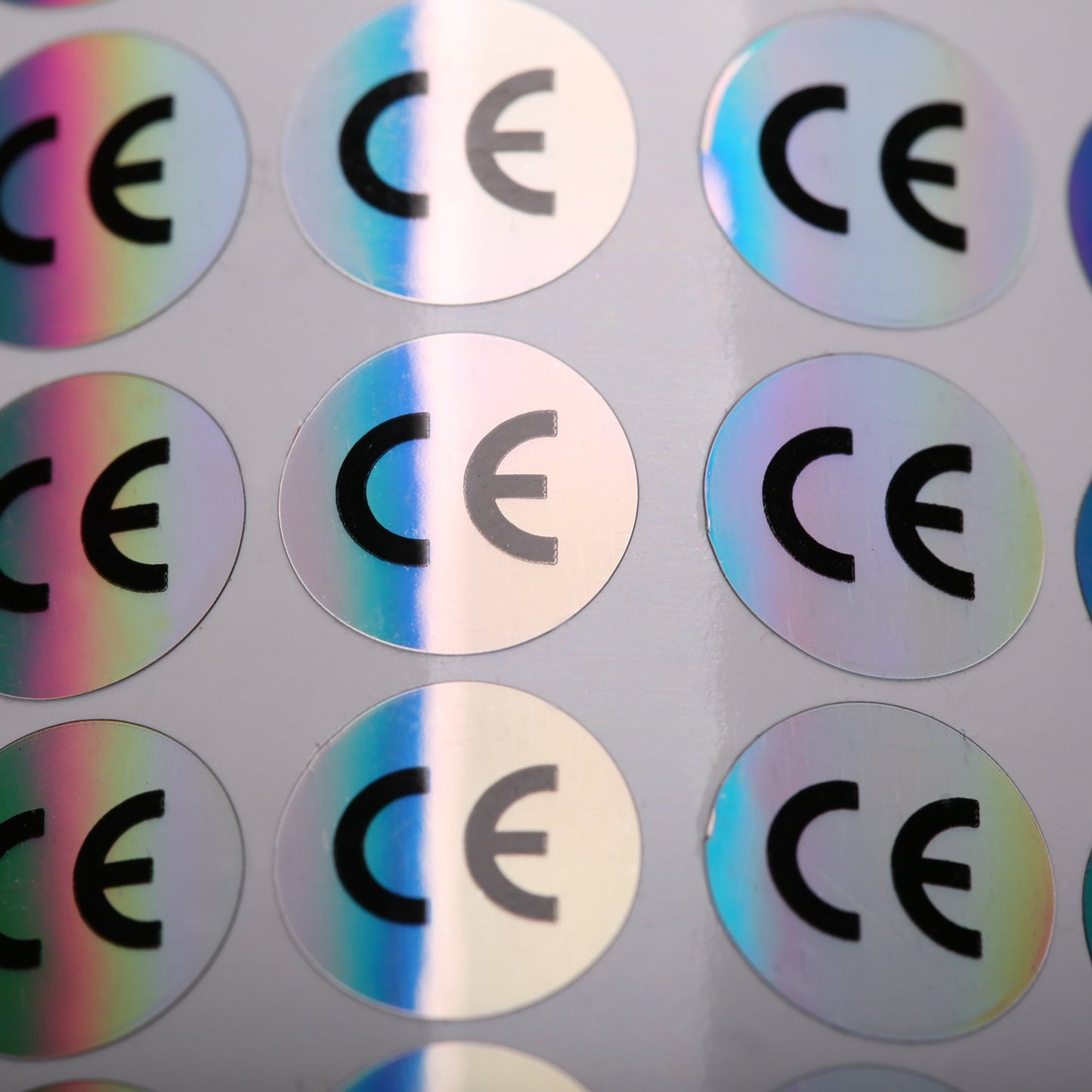 1000pcs hologram CE stickers round shape diameter 1CM/0.4" adhesive sticker