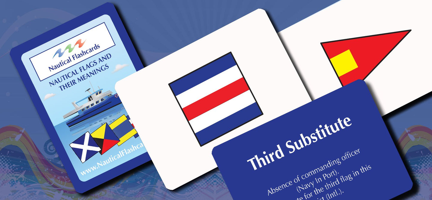Nautical Flashcards - Nautical Flags & Their Meanings for Boating & Sailing