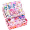 Vsco 670 PCS Vinyl Aesthetic Stickers Luxury Guka Suit with Storage Box Gooka Stickers for Hand Account for Girls, Kids, Children (X013)