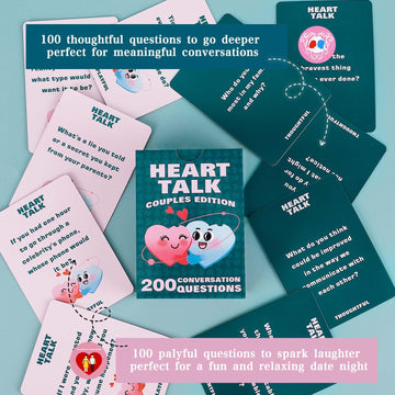 Conversation Cards for Couple Card | Tonights Conversation Card Game | Game for Date Nights & Travel Adventures Great Valentine's Gift for Couples