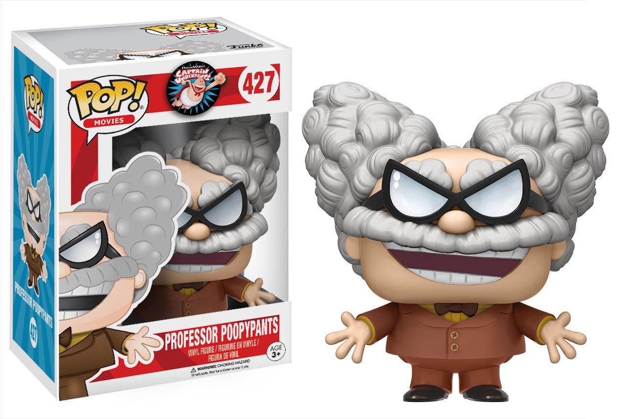 Funko POP Movies Captain Underpants Professor Poopypants Action Figure