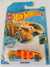 Hot Wheels 2019 Street Beasts Speed Spider (Spider Car) 210/250, Orange