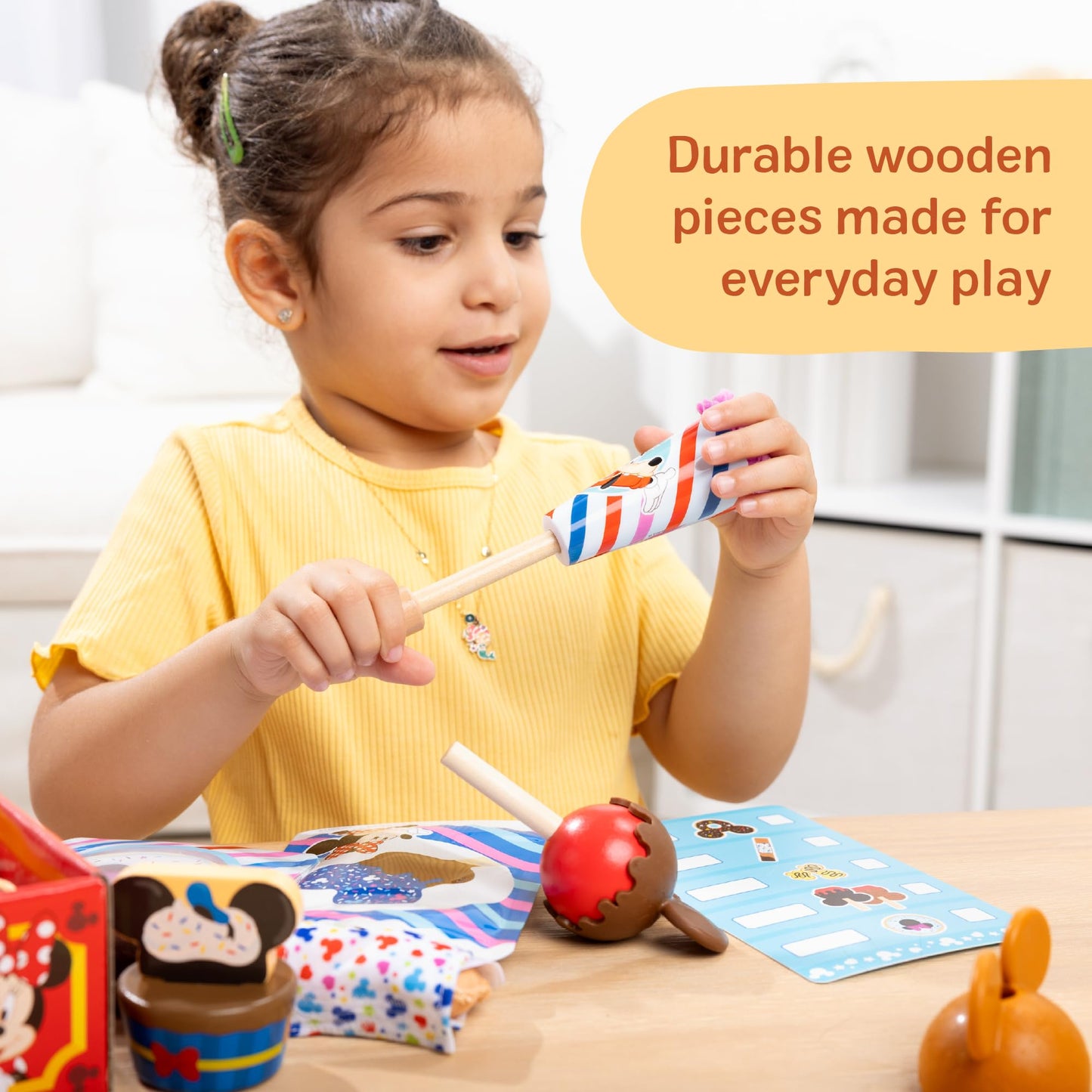 Melissa & Doug Disney Snacks & Popcorn 24-Piece Play Food Set