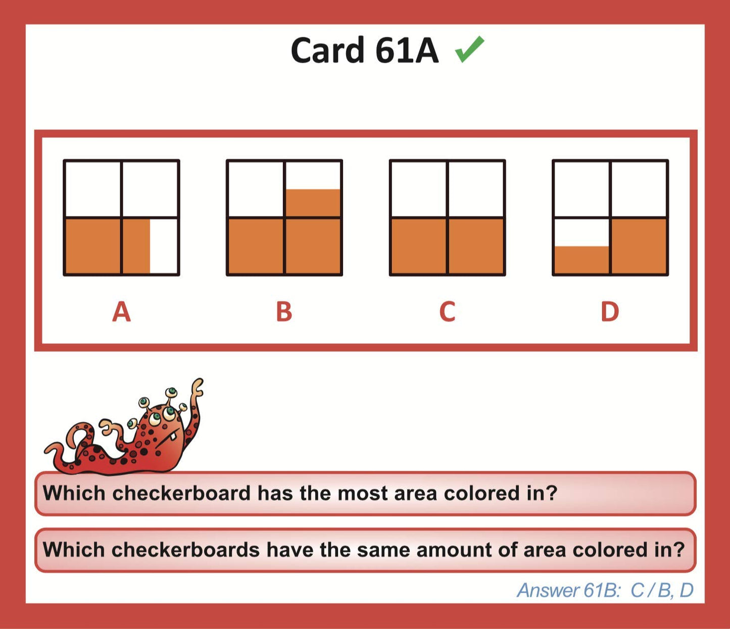 TestingMom.com Gifted Learning Flash Cards - Math Concepts for 1st Grade - 2nd Grade - Addition, Subtraction, Fractions, and More for Grade 1 - Grade
