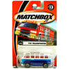 Matchbox VW Transporter Truck, 1:64 Scale, Blue&white, Highway Heroes Series, 1 of 5, 2000, 4+