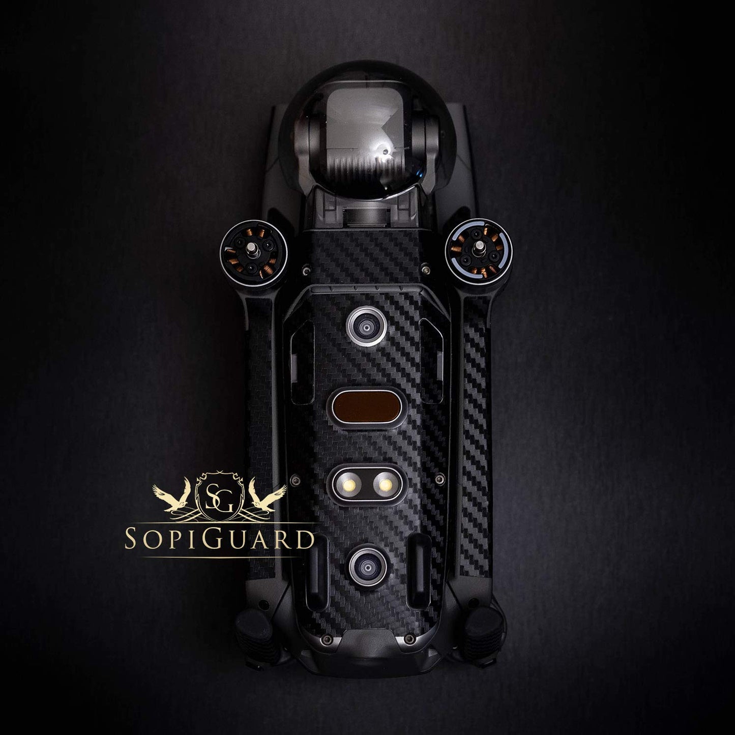 SopiGuard 3M Neon Yellow Vinyl Sticker Skin for DJI Mavic 2 Pro/Zoom