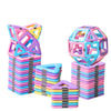 Tolnetr Magnetic Tiles Toys for 3 4 5 6 7 8+ Year Old Boys Girls Upgrade Macaron Castle Blocks Building Set for Toddlers STEM Creativity/Educational