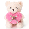 ABEARCAR Cute Teddy Bear Stuffed Animals with Pink Heart for Kids,Soft Teddy Bear Plushies Valentine's Day, for Girlfriend Kids or Mom