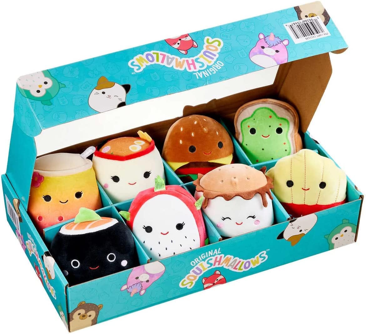 5-inch Squishmallows, Food Theme, 8-Pack