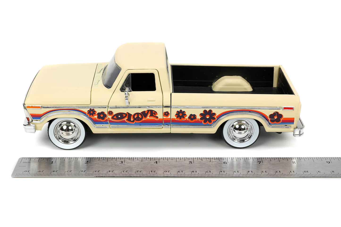 I Love The 70’s 1:24 1979 Ford F150 Die-Cast Car, Toys for Kids and Adults